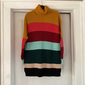 Beautiful striped sweater dress